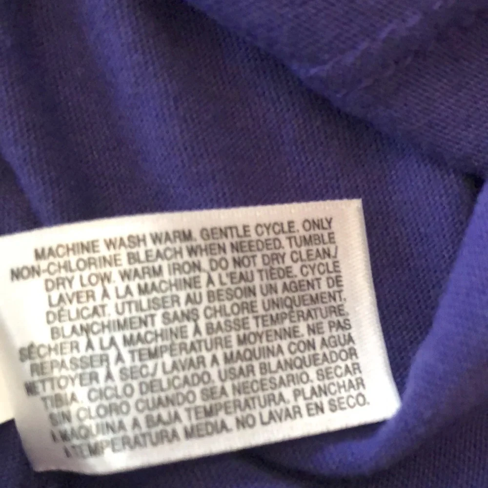 Old Navy Ruffle Tank Top in Purple Blue Size Small 6 7
